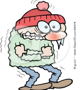 Cold cartoon character