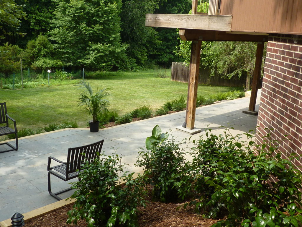 Stone Patio, Walkway & Landscaping Project in North Potomac, MD