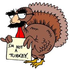 Graphic of a turkey in disguise