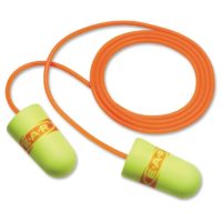 Yellow foam ear plugs