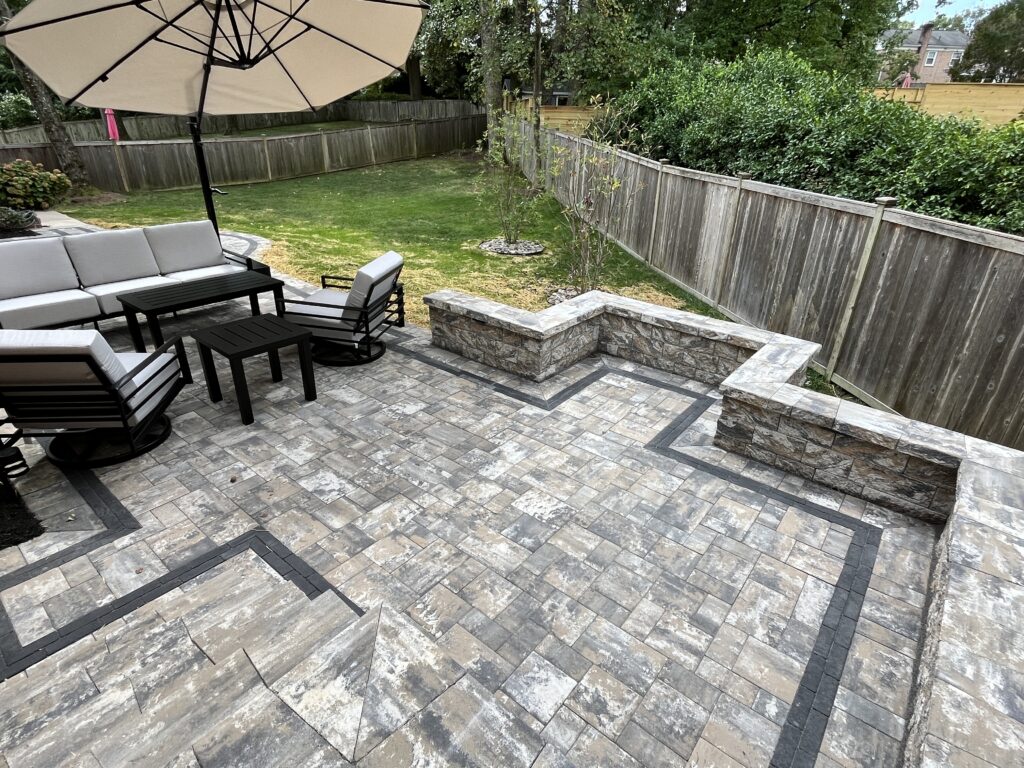 low-maintenance backyard landscape