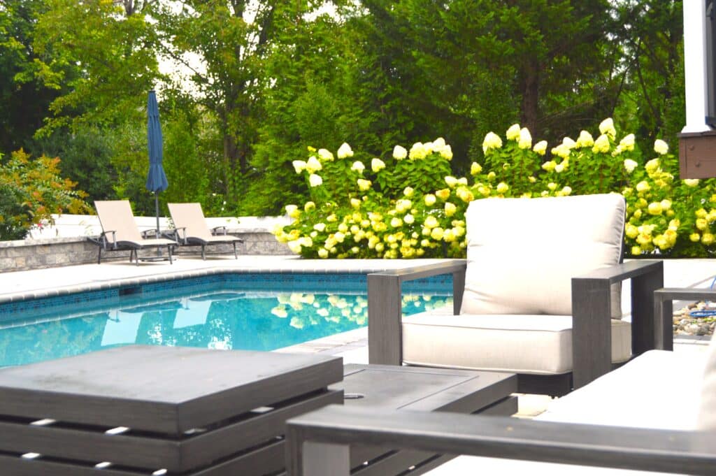 swimming pool private retreat in Bethesda, MD