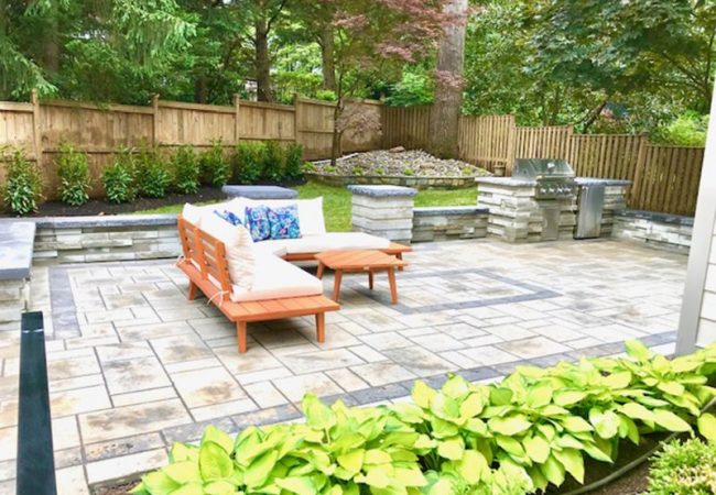 Patio paver installation design ideas